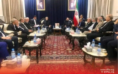 «الديمقراطية » تشارك قيادة فصائل المقاومة الفلسطينية في لقاء وزير الخارجية الايراني بالإنابة