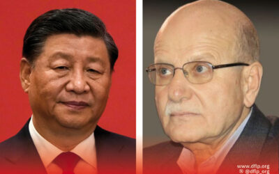 Secretary General of the Democratic Front‭, ‬Fahd Suleiman‭, ‬congratulates the Chinese president on the occasion of the anniversary‭ ‬of the founding of the Communist Party