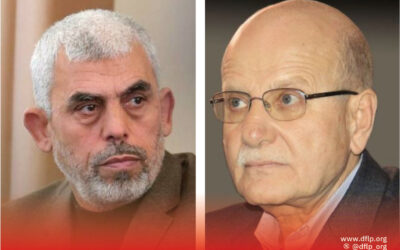 السنوار في برقية إلى فهد سليمان: تجمعنا روح الأخوة والوحدة متجذرة في خندق المقاومة