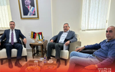 دائرة مناهضة الأبارتهايد تعقد اجتماعا مع سفير جمهورية فنزويلا لدى فلسطين