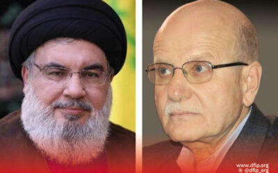 فهد سليمان يعزي السيد نصر الـله بالقادة الشهداء