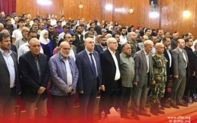 الديمقراطية: تشارك في مهرجان لتأبين القادة الشهداء في فلسطين ولبنان