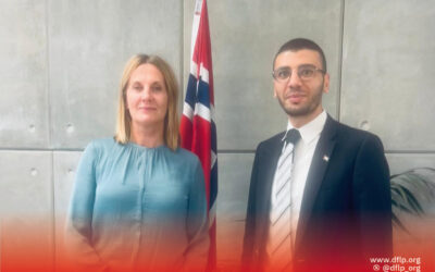 دائرة العلاقات الخارجية في الجبهة الديمقراطية تلتقي السفيرة النرويج في بيروت