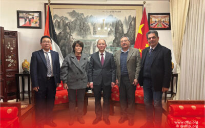 الديمقراطية تلتقي السفير الصيني لدى دولة فلسطين، ويتباحث معه في آخر التطورات السياسية والحرب على غزة، ويشيد بما تضمنته رسالة الرئيس الصيني في اليوم العالمي للتضامن مع شعبنا