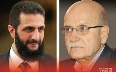 فهد سليمان يبرق إلى الشرع مهنئاً بإختياره رئيساً للبلاد