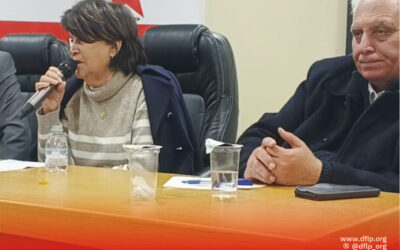 الجبهة الديمقراطية وحزب الشعب ينظمان ندوة حوارية حول ” الموقف الفلسطيني من مشاريع تصفية القضية الفلسطينية “