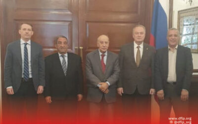 الجبهة الديمقراطية تعرض التطورات العامة مع السفير الروسي في لبنان