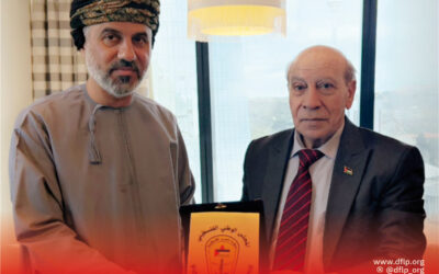 علي فيصل: يلتقي رئيس مجلس الشورى العُماني الشيخ خالد المعولي