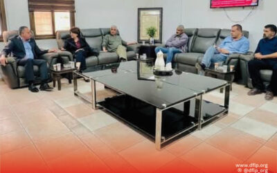 ماجدة المصري تلتقي رئيس بلدية جنين وتبحث معه تطورات العدوان على جنين ومخيمها