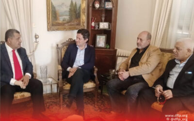 الديمقراطية: تعرض أوضاع اللاجئين مع مرجعيات سياسية ونيابية وروحية في شمال لبنان