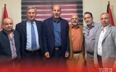 الديمقراطية: تستقبل وفد الجمعية الفلسطينية لخريجي روسيا والاتحاد السوفييتي في لبنان