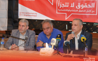 فتحي كليب: اعتبارات سياسية وليس قانونية تقف وراء عدم تشريع حق الفلسطينيين بالعمل