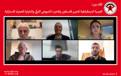 لقاء بين الجبهة الديمقراطية لتحرير فلسطين والحزب الشيوعي التركي والشرارة الحمراء الاسترالية