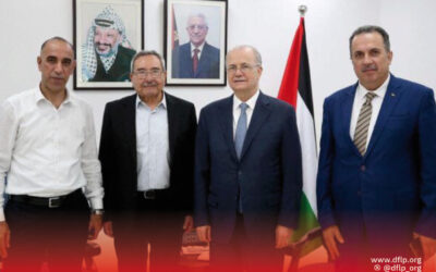 رمزي رباح يلتقي رئيس الوزراء الفلسطيني لبحث التصعيد الاستيطاني في الضفة ودور السلطة في تعزيز صمود المواطنين