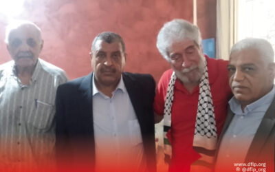 الديمقراطية تزور المناضل الأممي جورج عبد اللـه مهنئةً بالحرية، نستلهم من صموده دروس الثبات والنضال