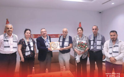 الديمقراطية يلتقي الاتحاد العام التونسي للشغل يؤكد دعمه الثابت لفلسطين