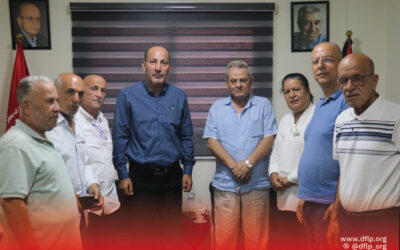 الجبهة الديمقراطية لتحرير فلسطين تستقبل حزب طليعة لبنان العربي الاشتراكي في لبنان