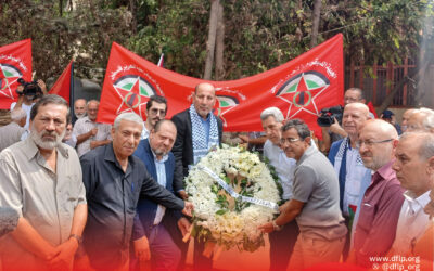 الديمقراطية تنظّم وقفة وفاء للشهداء في الذكرى الـ43 لمجزرة صبرا وشاتيلا ورفضا للعدوان والإبادة في غزة