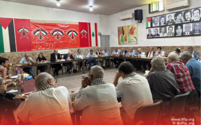 الديمقراطية تستقبل وفودا عربية ودولية متضامنة مع الشعبين اللبناني والفلسطيني