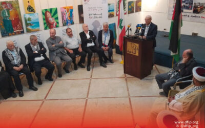 علي فيصل: في يوم الإضراب العالمي عن الطعام في 100 مدينة, وبمناسبة ذكرى مجزرة صبرا وشاتيلا