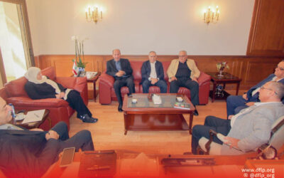 الديمقراطية تلتقي السيدة بهية الحريري ويبحث في الأوضاع الفلسطينية والتحديات الراهنة وقضايا اللاجئين