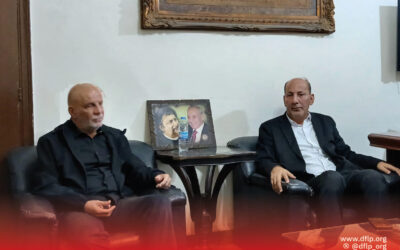 الديمقراطية تلتقي النائبين في البرلمان اللبناني، وتبحث تطورات الأوضاع في فلسطين وقطاع غزة وأوضاع اللاجئين الفلسطينيين في لبنان