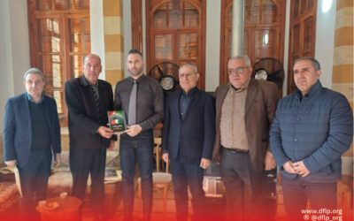 الديمقراطية تلتقي رئيس كتلة اللقاء الديمقراطي في البرلمان اللبناني النائب تيمور جنبلاط