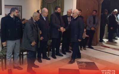 المئات يقدمون التعازي برحيل القائد الوطني الكبير وأحد مؤسسي الجبهة الديمقراطية وعضو مكتبها السياسي الرفيق أحمد زكي عبد العال (خالد عطا)