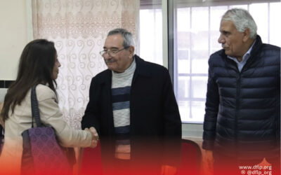 الديمقراطية في إقليم الضفة تستقبل المعزّين برحيل أحد مؤسسيها وقادتها التاريخيين الرفيق أحمد زكي عبد العال (خالد عطا)