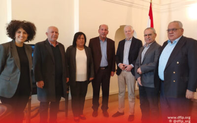 الجبهة الديمقراطية تبحث مع رئيس لجنة الحوار اللبناني–الفلسطيني سبل تنظيم العلاقة ودعم صمود اللاجئين