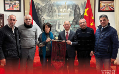 الديمقراطية تلتقي السفير الصيني في فلسطين