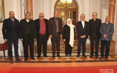 الجبهة الديمقراطية لتحرير فلسطين تلتقي النائبة السابقة بهية الحريري