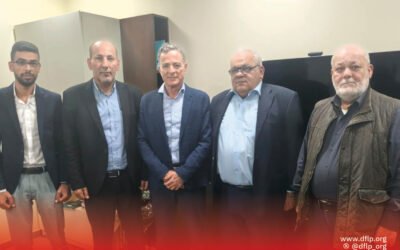 الديمقراطية تبحث مع النائب د. إلياس جرادي الأوضاع الفلسطينية وقضايا اللاجئين في لبنان