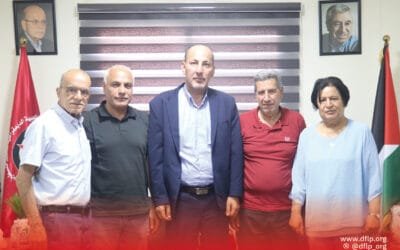 الديمقراطية تستقبل وفداً من الجبهة الشعبية مهنئاً بنجاح مؤتمرها السادس عشر في لبنان