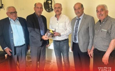 الديمقراطية تبحث مع النائب اللبناني بلال عبد الـله تطورات القضية الفلسطينية وأوضاع اللاجئين في لبنان