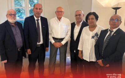 الديمقراطية تلتقي رئيس الحكومة اللبنانية الأسبق تمام سلام وتعرض معه الأوضاع السياسية وقضايا اللاجئين الفلسطينيين في لبنان