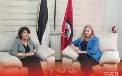 الديمقراطية برئاسة ماجدة المصري تبحث مع القنصل البريطاني العام التطورات السياسية