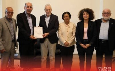 الديمقراطية تلتقي رئيس لجنة الحوار اللبناني الفلسطيني في السراي الحكومي وتبحث قضايا اللاجئين وتحسين أوضاع المخيمات