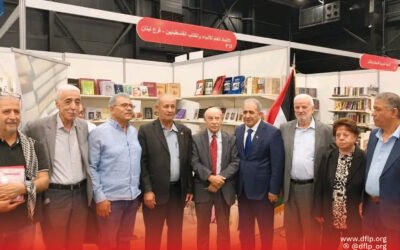 علي فيصل يزور اتحاد الكتّاب الفلسطينيين في معرض بيروت للكتاب