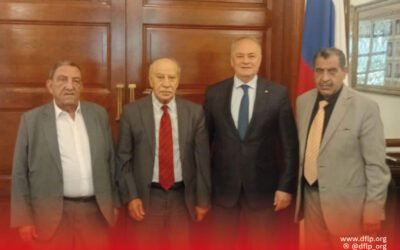 الديمقراطية تعرض مع السفير الروسي التطورات الفلسطينية، وتجدد رفضها تأجيل الانتخابات التشريعية